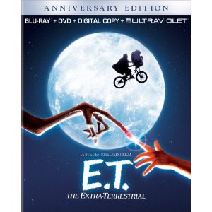 《E.T.》周年纪念版 (蓝光+DVD+数码副本+UltraViolet)预购 $17.96