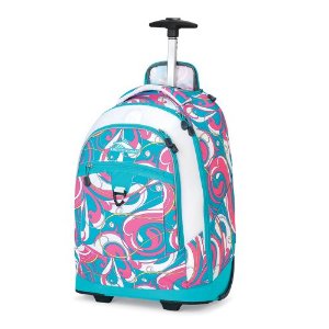 High Sierra Chaser Wheeled Book Bag (Pink/Teal Swirl)  $36.99
