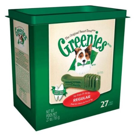 Greenies Dental Chews for Dogs, Regular, Pack of 27  $19.11 