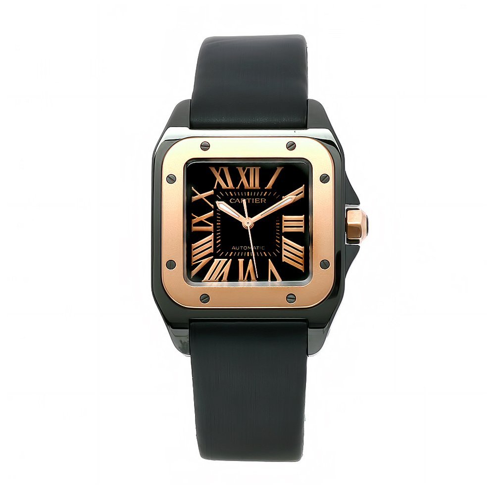 Cartier Men's W2020007 Santos 18k gold Watch  $6,200.00