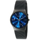 Skagen Men's 233LTMN Titanium Black Mesh Watch $65.21