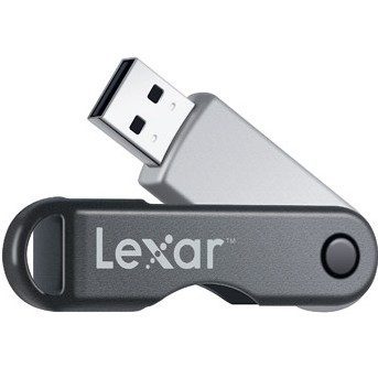 3 Lexar Twist N Turn 16GB USB Flash Drive $21.97