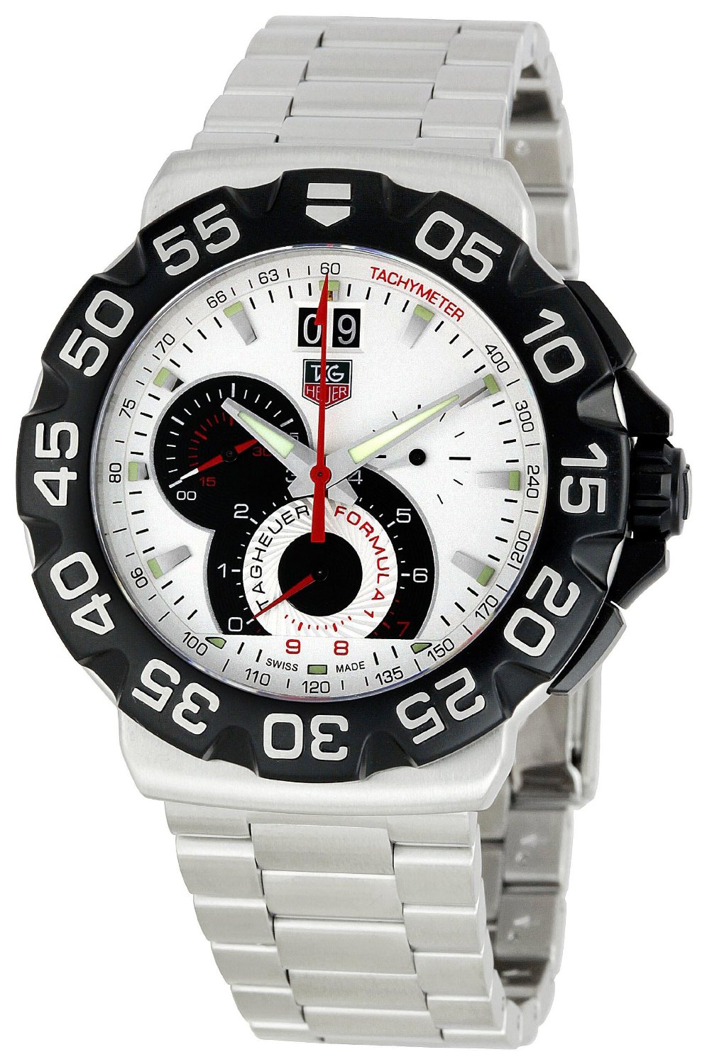TAG Heuer Men's CAH1011BA0860 Formula One Silver Dial Watch  $880.00