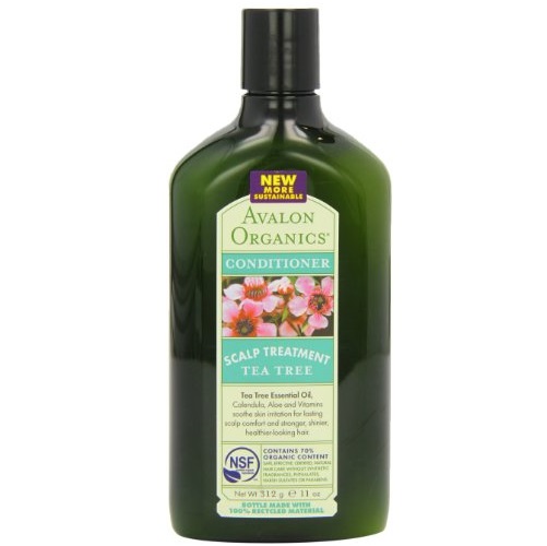 Avalon Organics Lavender TEA TREE Scalp Treatment Conditioner, 11 Ounce Bottle, only $4.99