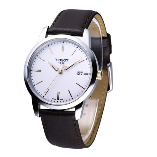 史低價！Tissot天梭經典系列TIST0334102601100 男款石英腕錶，原價$225.00，現僅售$144.44，免運費