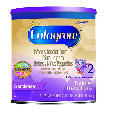 Enfagrow Toddler Transitions Gentlease, Milk-Based Powder with Iron, 21 Ounce, only $17.98 