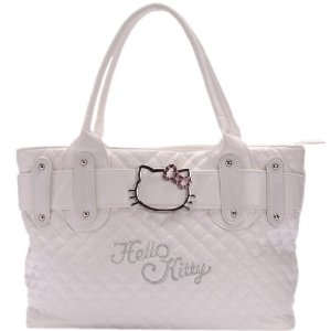 Hello Kitty Handbag Tote Shoulder Hand Bag White $16.80+free shipping