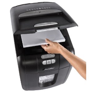 Swingline Stack-and-Shred 100X Hands Free Shredder, 100 Sheet Capacity, Black $139.99+free shipping