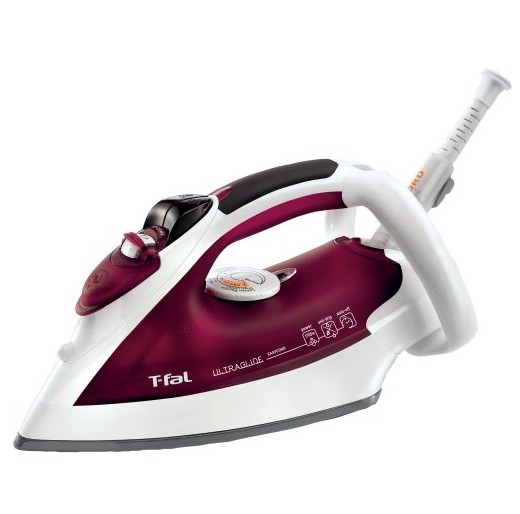 T-Fal FV4379003 Ultraglide Easycord Iron with Scratch Resistant Nonstick Soleplate & Anti-Scale System , Red $34.36+free shipping