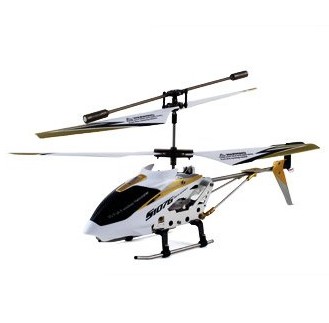 Syma S107G 3 Channel RC Radio Remote Control Helicopter with Gyro - White $16.99