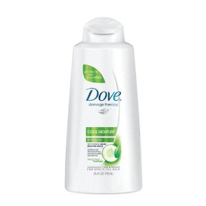 Dove多芬小黄瓜+绿茶成分受损发质补水修护洗发液（2瓶）现仅售$7.1，免运费 