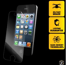 ZAGG invisible SHIELD 军用级材料新版iPhone 5屏幕贴膜 现打折45%仅售$11.60