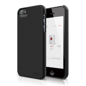 又降！elago S5 新版iPhone 5超薄软质感机身保护壳（黑色）现打折55%仅售$8.99