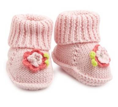 Carter's 新生兒鉤針毛線鞋Hosiery Baby-Girls Infant Crochet Bootie $14.00