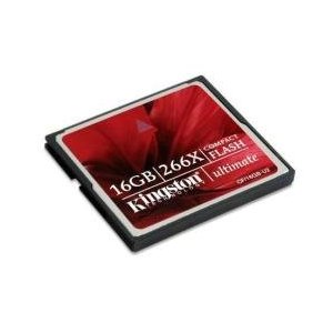 Kingston Ultimate 16 GB 266x CompactFlash Memory Card CF/16GB-U2 $18.99 (80%off)