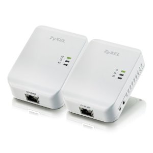 ZyXEL PLA4205kit HomePlug AV 500 Mbps Powerline Wall-plug Adapter (Starter Kit - 2 units) , only $45.92, free shipping