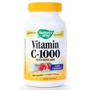 Nature's Way Vitamin C 1000 with Rose Hips, 250 Capsules    $13.30（28%off）