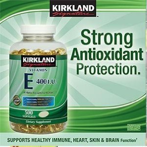 Kirkland Signature Vitamin E 400 IU, 500 Softgels $12.70(39%off)
