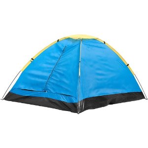 史低价！Happy Camper双人蓝色户外野营帐篷$11.99