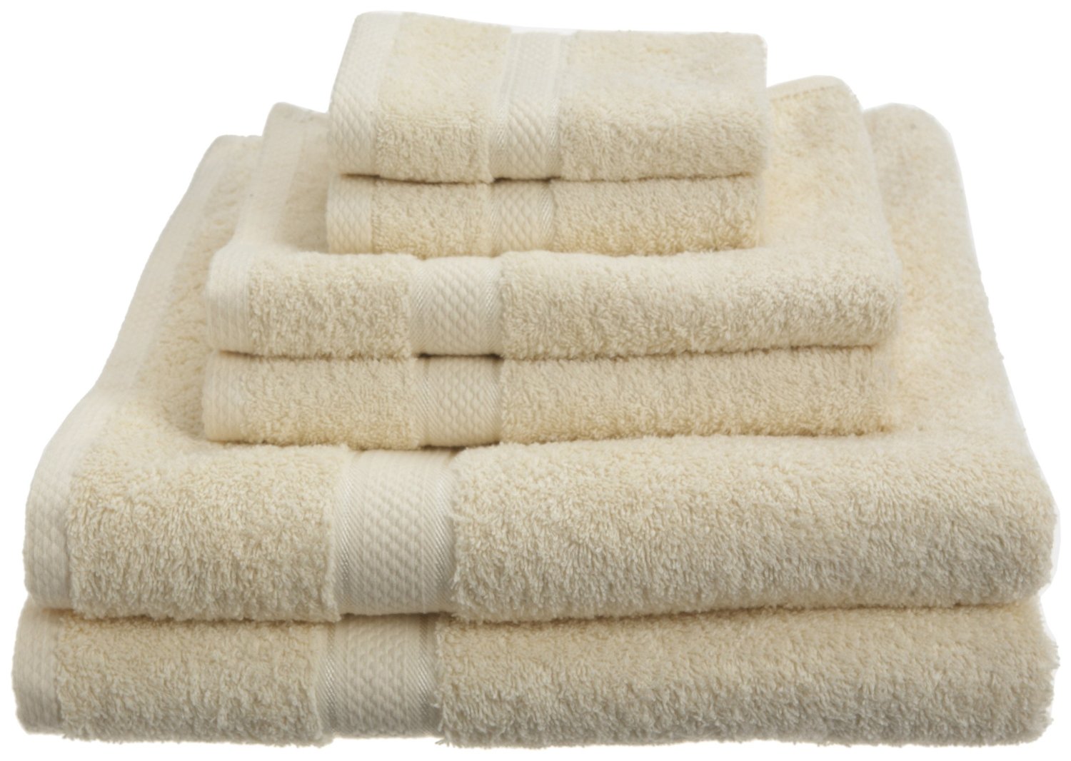 Pinzon Basics 埃及棉6件套浴巾组合 $19.99