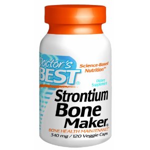 Doctor's Best Strontium Bone Maker (340mg Elemental), 120-Count, only $14.05, free shipping