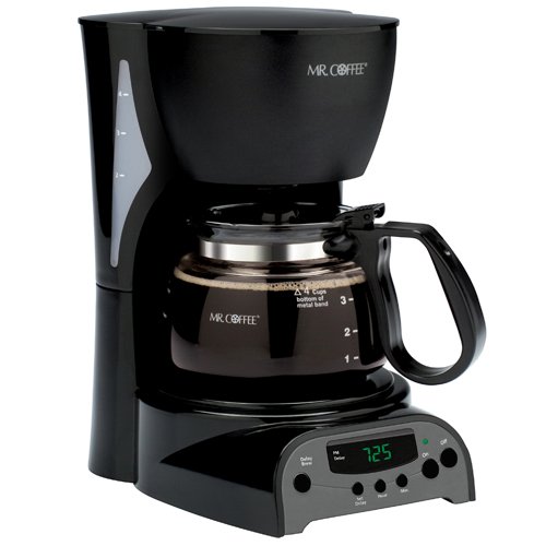 Mr.Coffee DRX5 4-Cup Programmable Coffeemaker, Black $15.99