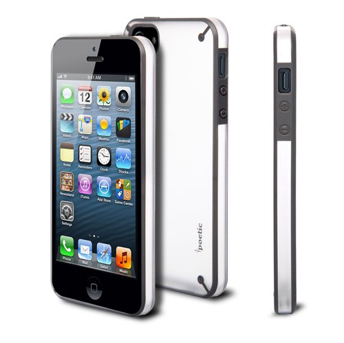 Poetic Atmosphere Case for Apple iPhone 5 5th Generation 5G (AT&T, T-Mobile, Sprint, Verizon) (Clear/Gray) $12.95+free shipping