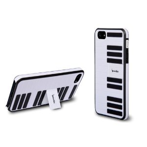 Poetic钢琴键盘造型 新版iPhone 5专用机身保护壳+支架 现打折67%仅售$9.95免运费