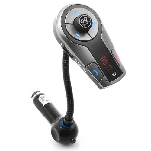 GOgroove FlexSMART X2 ADVANCED Wireless In-Car Bluetooth FM Transmitter with Charging, Music Control and Hands-Free Calling for ANDROID, iPhone, Blackberry and Windows Smartphones $29.99