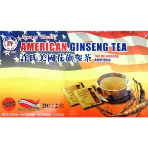 Hsu's Root to Health American Ginseng Tea, 20 Teabags $9.40+free shipping