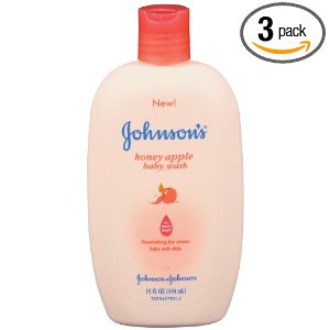 Johnson & Johnson Johnson's Honey Apple Baby Wash Bottles (Pack of 3) $8.97