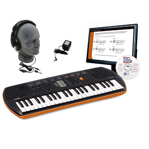 Casio SA76 EDP Personal Keyboard Package with Closed-Cup Headphones, Power Supply, and Instructional Software $57.74+free shipping