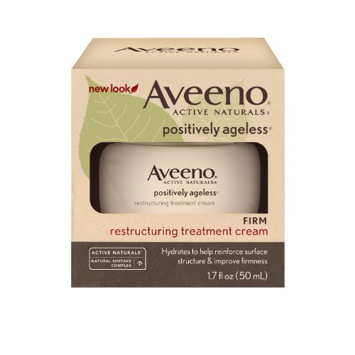 Aveeno Active Naturals Positively Ageless Restructuring Treatment Cream, 1.7-Ounce Jar $6.99(63%)