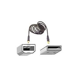 Belkin F3U133-10-GLD 10ft USB 2.0 A/b Device Cable $3.30
