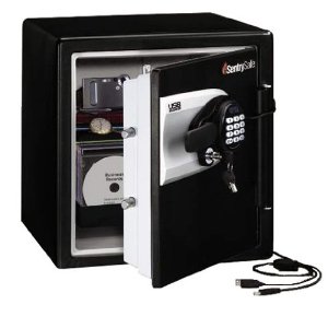 SentrySafe QE4531 Fire-Safe Water-Resistant Safe with USB-Powered Connectivity, 1.2 Cubic Feet, Black  $394.71
