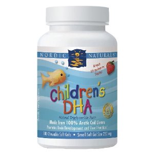 Childrens DHA 250 mg Strawberry Flavor By Nordic Naturals 180 Softgels $17.20