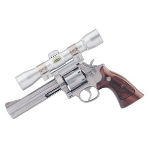 Weaver Classic Silver Handgun Scope (2x28 with Dual-X Reticle)  $142.99