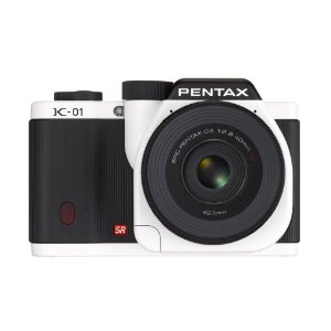 Pentax Mirrorless Body Design Compatible with Pentax K Mount Lenses K-01 Body Kit (White) $284.06 