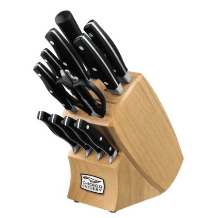 限時搶購！Chicago Cutlery Insignia2 12件黑柄刀具套裝  $49.95