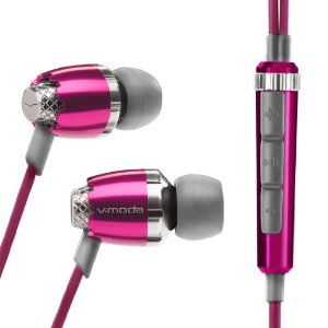 V-MODA Remix Remote In-Ear Noise-Isolating Metal Headphone with 3-Button Apple Control (Blush) $15.31