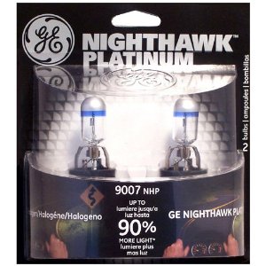 GE 9007NHP/BP2 Nighthawk 鉑金車頭燈燈泡2個裝 點擊Coupon后 $10.63