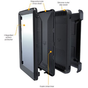 Otter Box Defender系列带保护膜Kindle Fire可直立保护套  $44.99