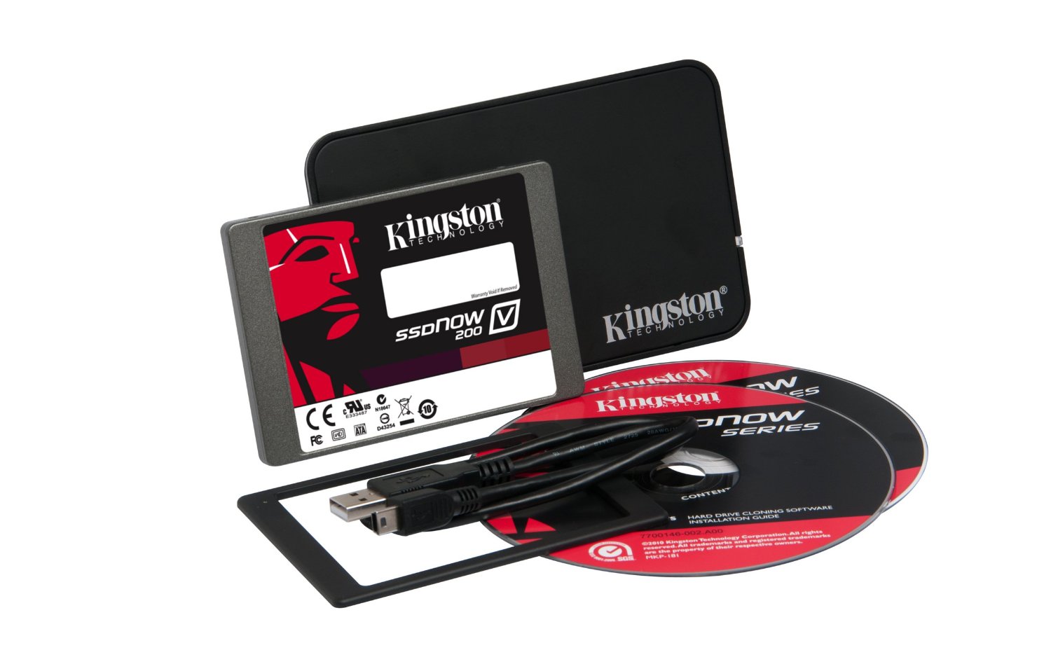 Kingston SSDNow V200 64 GB SATA III 6 GB/s 2.5-Inch Notebook Bundle - SV200S3N7A/64G  $64.18