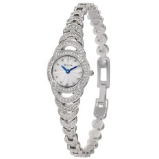 史低！Bulova寶路華 96L139女式水晶腕錶  $84.00 