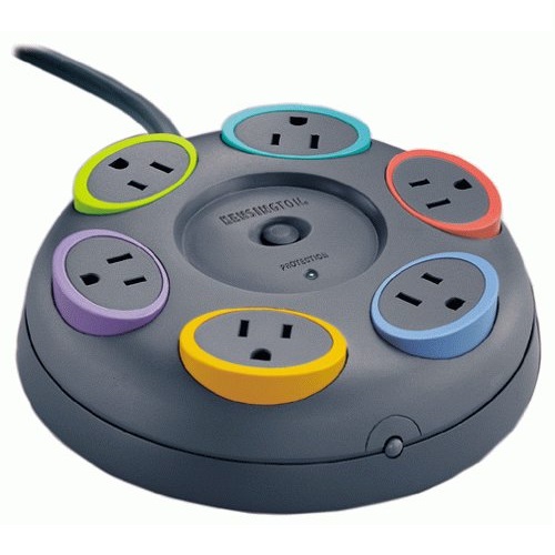 Kensington SmartSockets Premium Surge Protection Power Strip, 6-Outlet, 16' Cord, 1500 Joules (K62634NA), only $33.33