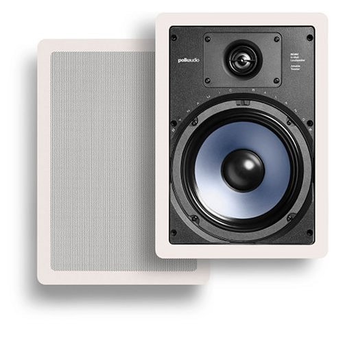 Polk Audio RC85i 2-Way In-Wall Speakers (Pair, White) , only $129.95, free shipping