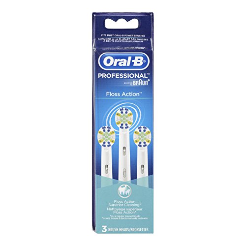 Oral-B Floss Action Replacement Electric Toothbrush Head 3 Count, only $13.62, free shipping after clipping coupon and using SS
