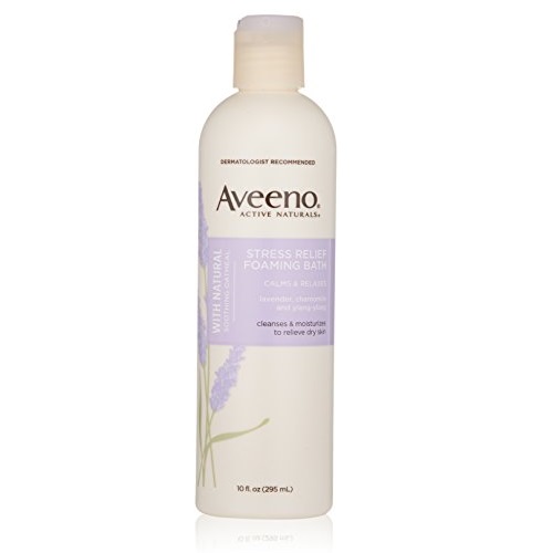 Aveeno Active Naturals Stress Relief Foaming Bath, 10 Ounce,  only $3.84, free shipping after using SS