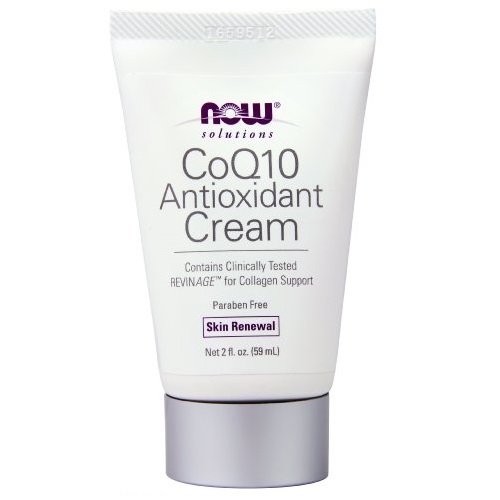 NOW CoQ10 Antioxidant Cream, 2-Ounce, only $9.14