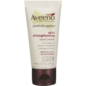 Aveeno Positively Ageless Skin Strengthening Hand Cream, 2.7 Ounce (Pack of 2), only $6.77, free shipping